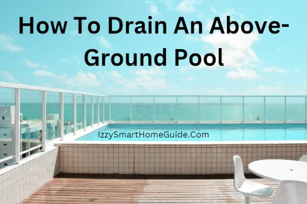 how to drain an above ground pool
