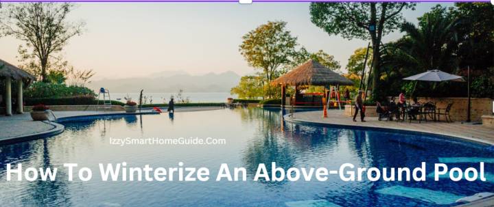how to winterize an above ground pool